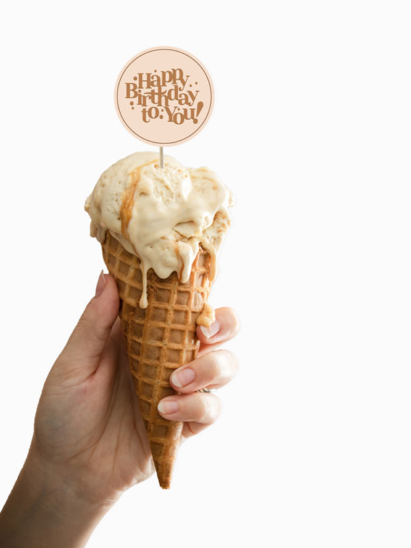 Happy Birthday to you - cupcake toppers - little toppers new zealand